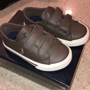 Polo Ralph Lauren chocolate slater EZ sneaker
